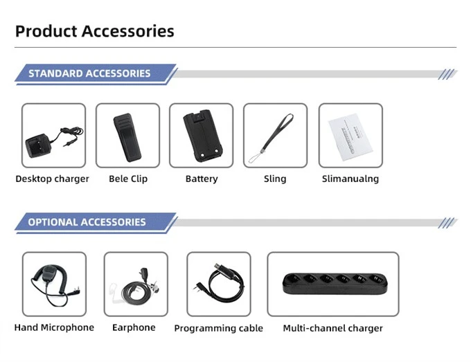 2W FCC Walkie Talkie